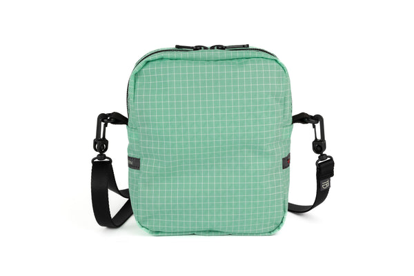 An Everyday Cubelet in Seafoam Halcyon (green with a white grid).